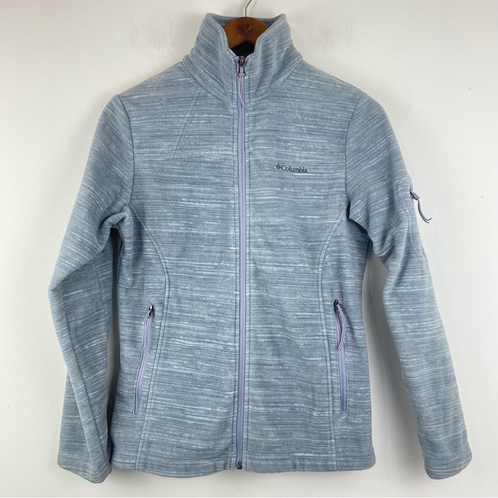 Columbia size Small Women’s Gray Fleece Full Zip Jacket